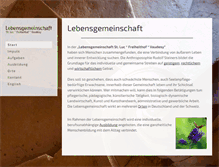 Tablet Screenshot of lebensgemeinschaft.net